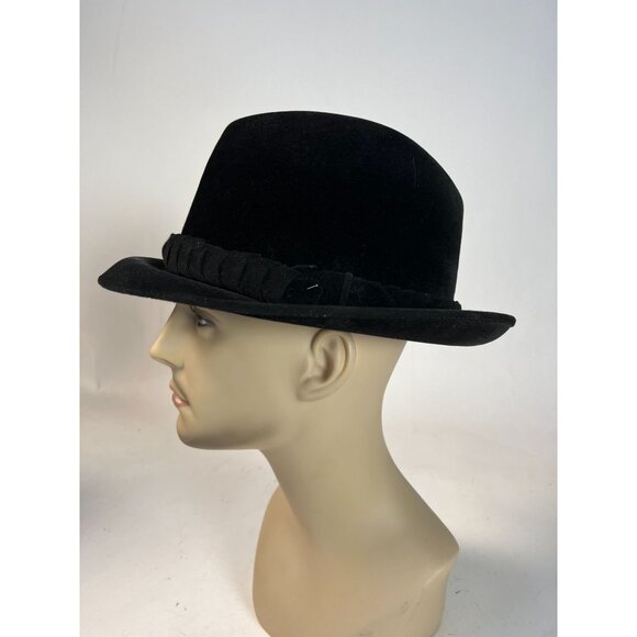 Vintage Borsalino Velour Fedora Hat Made In Italy - Picture 15 of 16